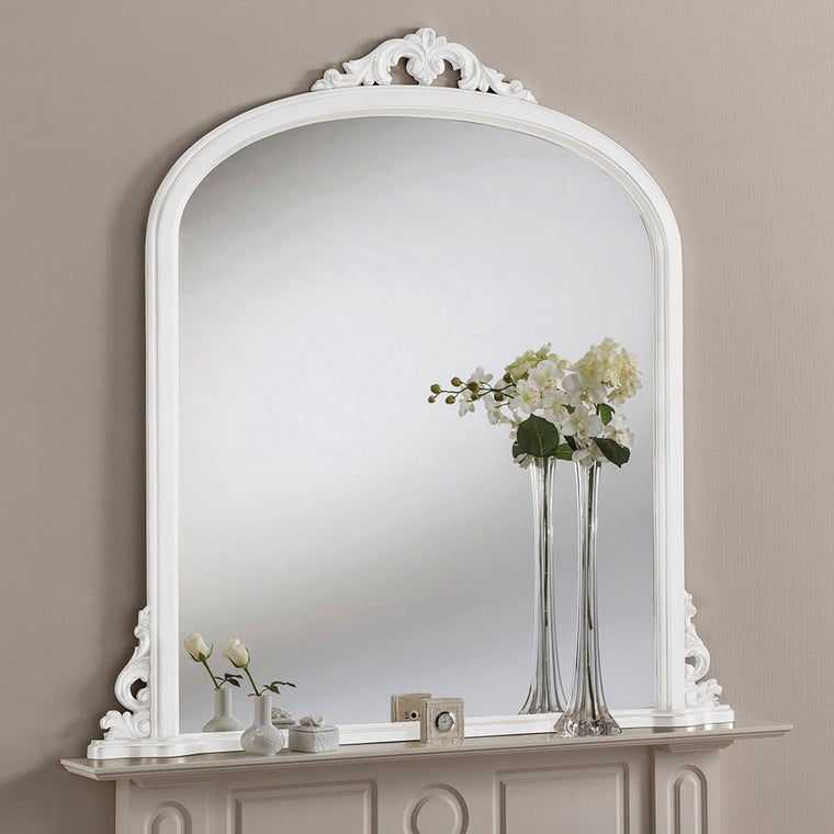 Yearn Over Mantles YG99 Matt White Mirror