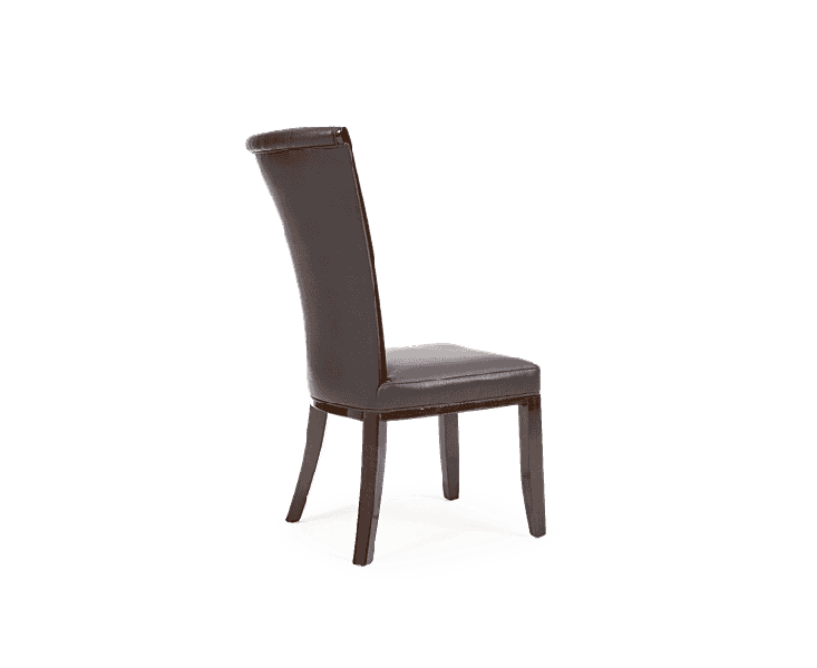 Almeria Brown Leather Dining Chair (Pairs)