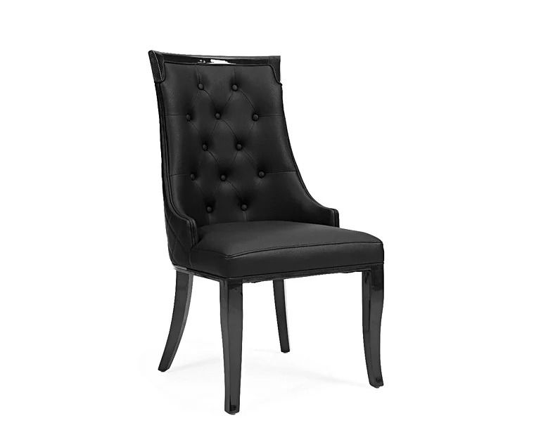Aviva Black Dining Chair (Pair)