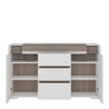 Axton Bronxdale 2 Door 3 Drawer Sideboard (inc. Plexi Lighting)