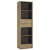 Axton Kingsbridge Tall Narrow 3 Drawer Bookcase