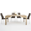 Axton Kingsbridge Extending Dining Table + 6 Milan High Back Chair Brown