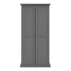 Axton Westchester Wardrobe with 2 Doors in Matt Grey