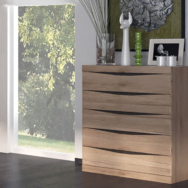 Axton Eastchester 5 Drawer Chest in Oak