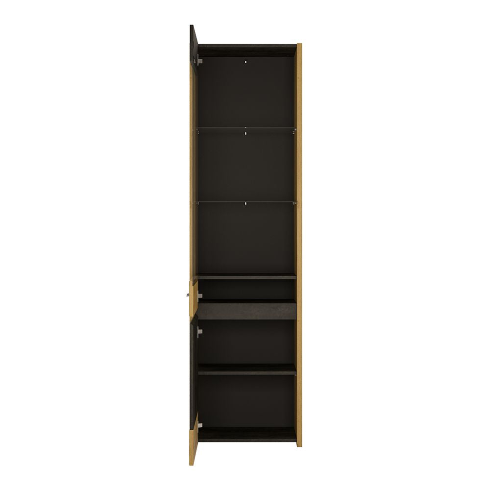 Axton Belmont Display Cabinet - Tall & Narrow