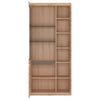 Axton Eastchester Tall 3 Door Display Cabinet In Oak