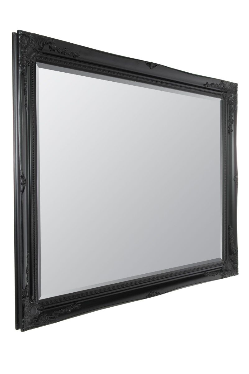 Carrington Baroque Baroque Black Large Leaner Mirror 140 x 109 CM