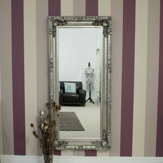 Carrington Silver Large Wall Mirror 175 x 89 CM