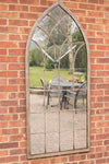 Carrington Rustic Arch Large Garden Mirror 169 x 75 CM