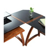 Jual Furnishings Helsinki Corner Desk Walnut