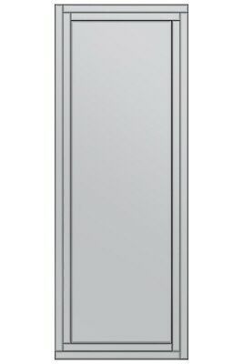 Carrington Loxley All Glass Bevel Free Standing Cheval Dress Mirror 5ft7 x 1ft11 170cm x 58cm