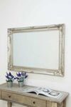 Carrington Silver Wall Mirror 110 x 79 CM