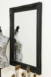 Carrington Black Wall Mirror 110 x 79 CM