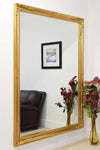 Carrington Gold Extra Large Leaner Mirror 201 x 140 CM