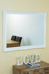 Carrington White Large Leaner Mirror 140 x 109 CM