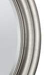 Carrington Silver Elegant Modern Bevelled Round Mirror 96 x 96 CM