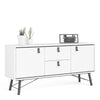 Axton Longwood Sideboard 2 Doors + 2 Drawers In Matt White