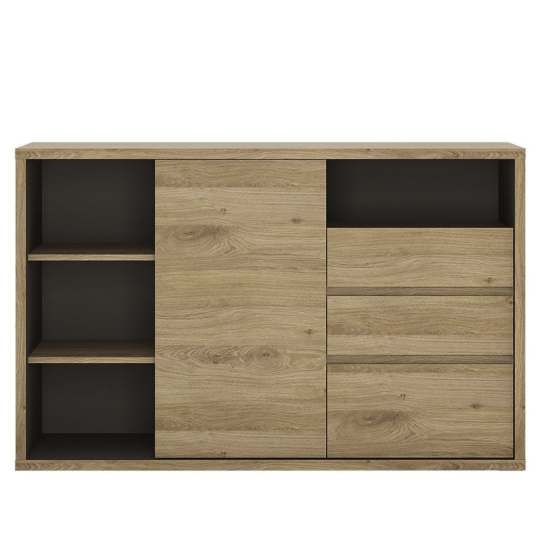 Axton Kingsbridge 1 Door 3 Drawer sideboard