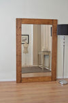 Carrington Dark Natural Wood Large Wall Mirror 178 x 117 CM