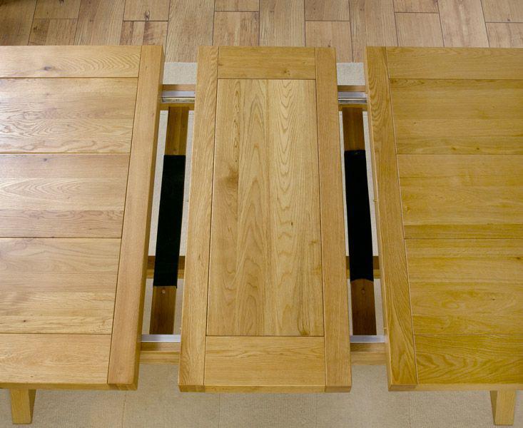 Avignon 160cm Solid Oak Extending Table
