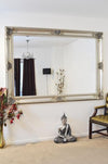 Carrington Baroque Silver Extra Large Leaner Mirror 213 x 152 CM