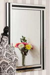 Carrington Black All Glass Mirror 90 x 60 CM