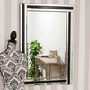 Carrington Black All Glass Mirror 90 x 60 CM