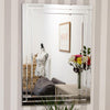 Carrington All Glass Bevelled Wall Mirror 100 x 70 CM