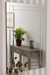 Carrington All Glass Bevelled Large Dress Mirror 120 x 80 CM