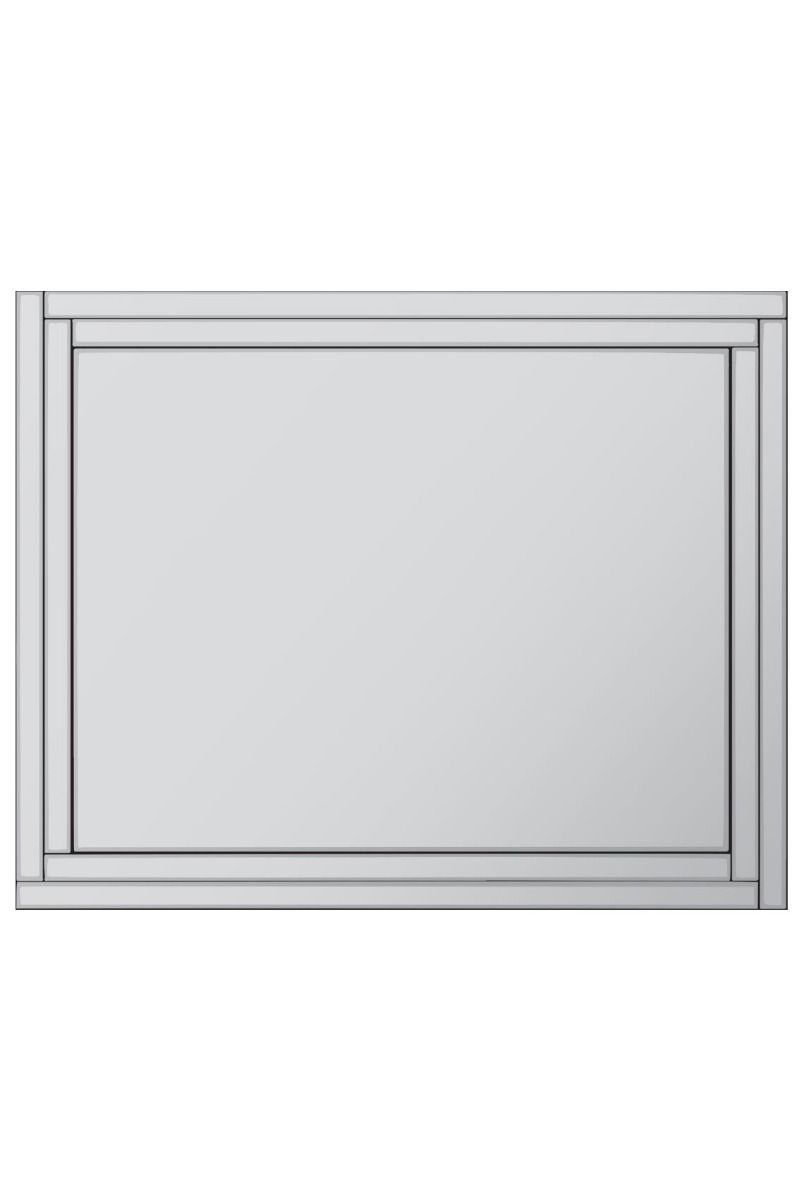 Carrington All Glass Bevelled Large Venetian Dress Mirror 144 x 115.5CM 4ft8 x 3ft9