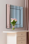 Luxford All Glass Bevelled Mirror 68 x 58 CM